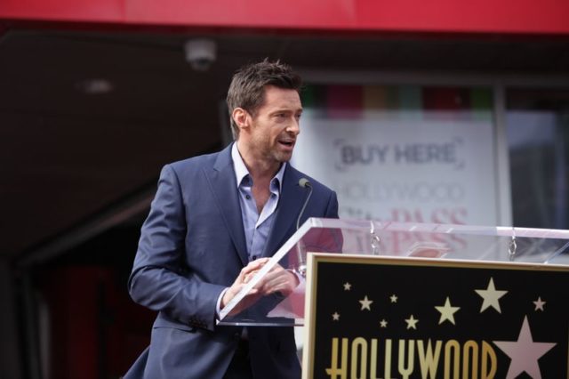 Hugh Jackman a Hollywoodi Hírességek Sétányán