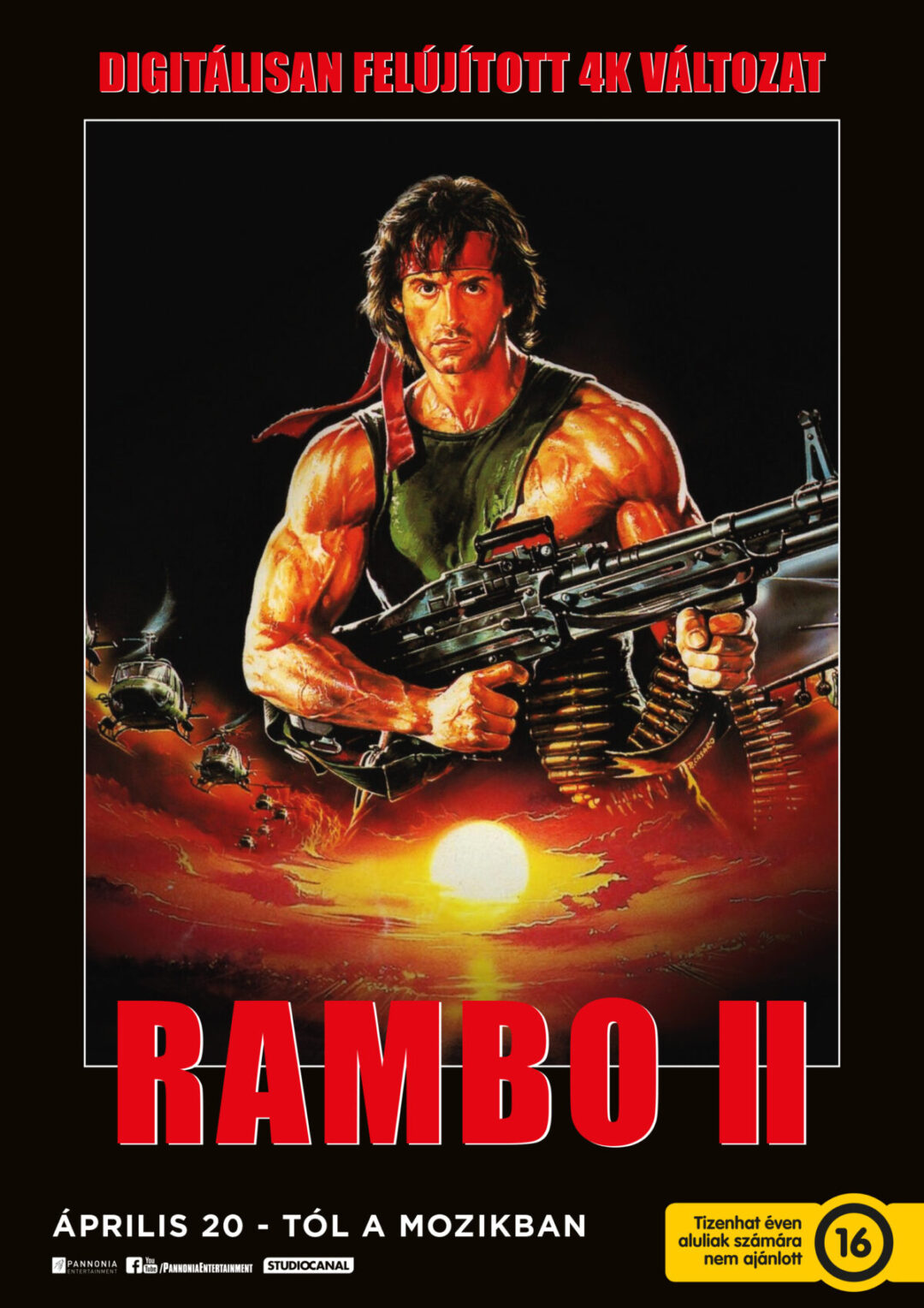 Rambo 2. – Digitálisan felújított 4K (Rambo: First Blood Part II) 1985 ...
